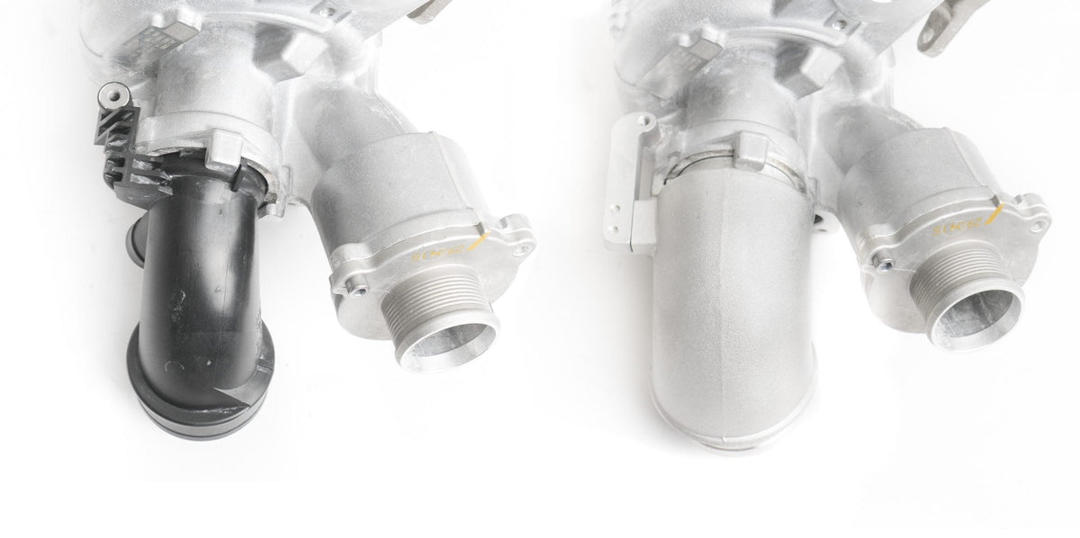 Turbo inlet pipe em alumínio MK7 GTI - detalhe interno
