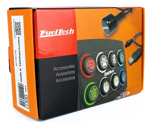 Painel Compacto 8 Botões Switchpanel-8 Mini  Fueltech