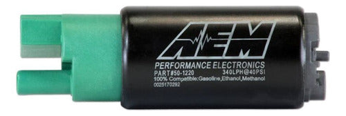 Bomba Combustível Aem 340lph Etanol/gasolina E85 - Upgrade