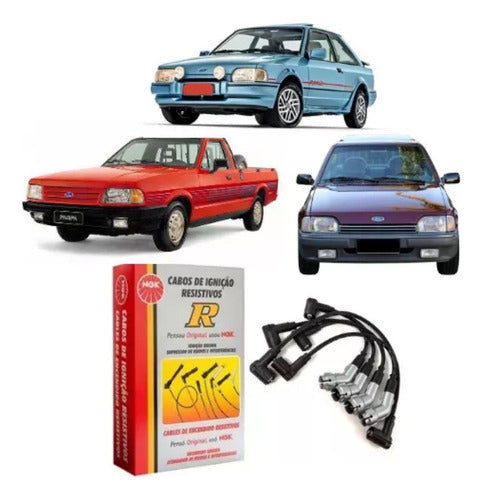 Cabos De Vela Ford Escort Verona Pampa Cht 1.6  Ngk
