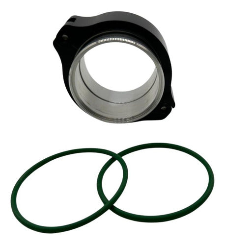 Abraçadeira E Flanges Flexível 2-1/2  Alumínio Saque Rápido