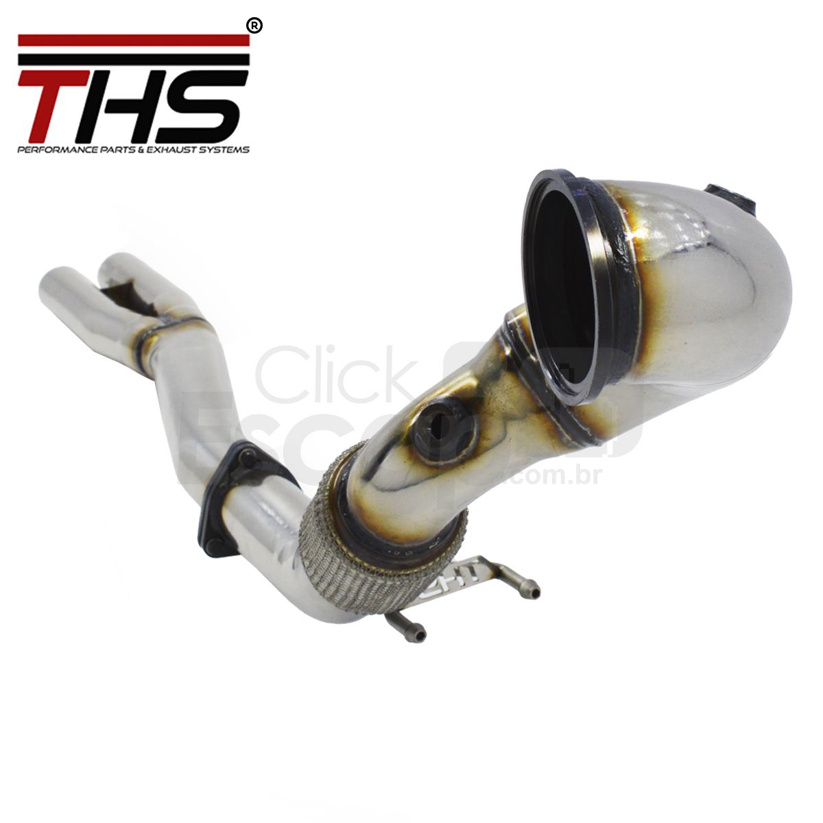 Downpipe THS THS-0140 para Audi RS3/TT RS 2.5 TFSI DAZA - vista frontal