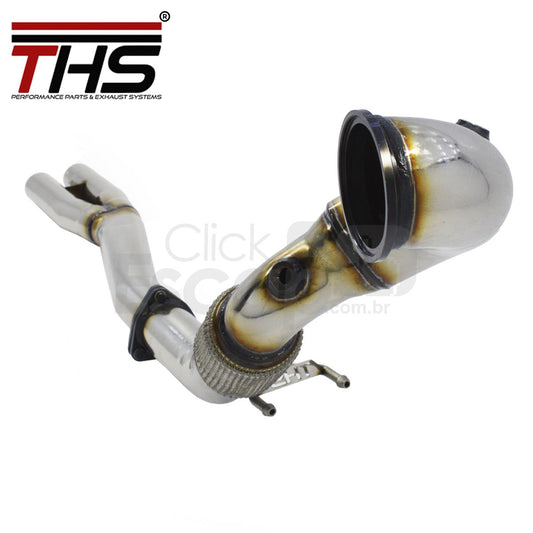 Downpipe THS THS-0140 para Audi RS3/TT RS 2.5 TFSI DAZA - vista frontal