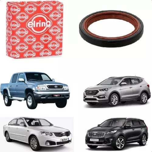 Retentor Dianteiro Polia Sonata Santa Fe Elantra 42x55x7