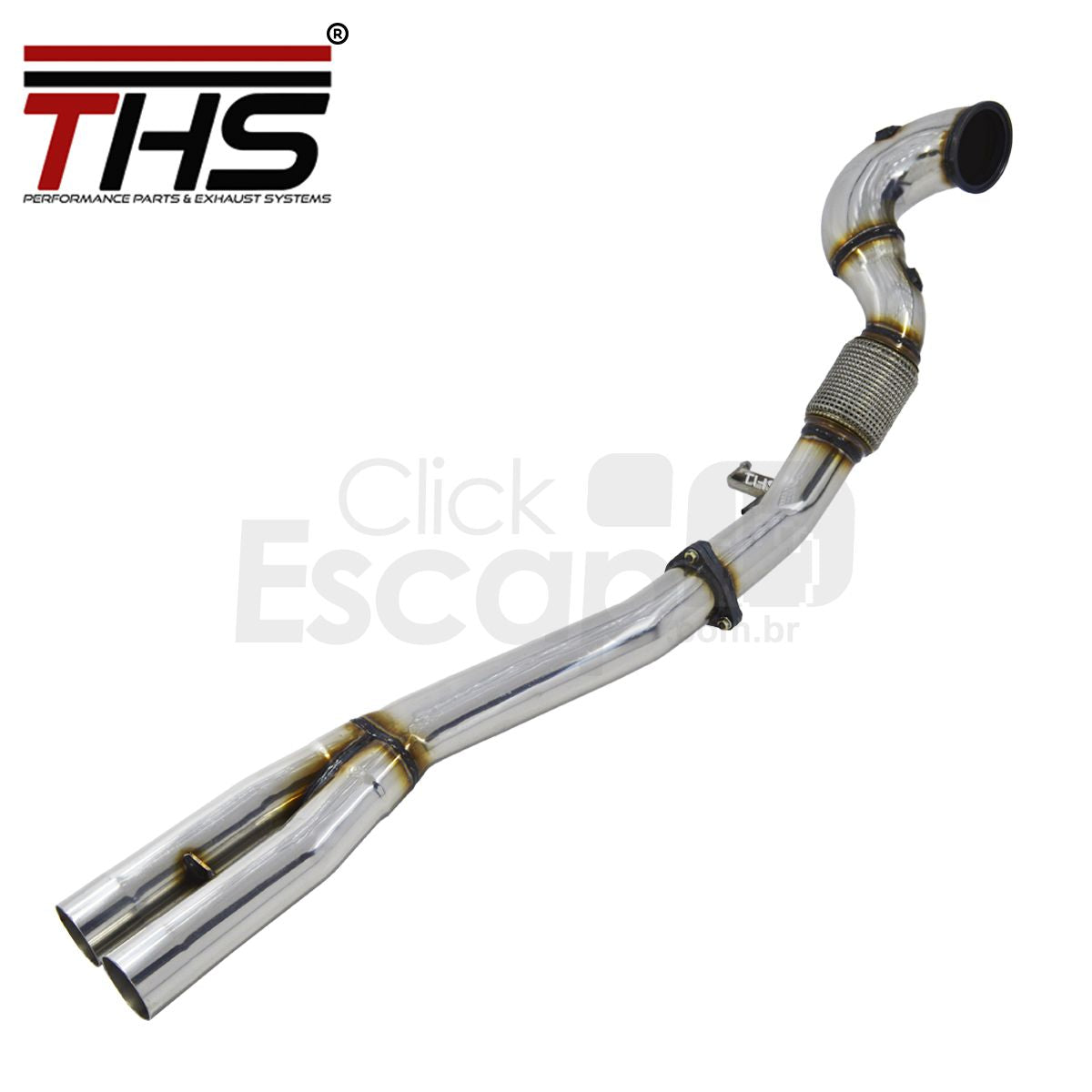 Downpipe THS THS-0140 para Audi RS3/TT RS 2.5 TFSI DAZA - flange