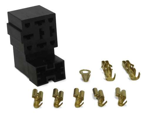 Suporte Porta Relé Comum Até 50a C/ Fusível  Fueltech