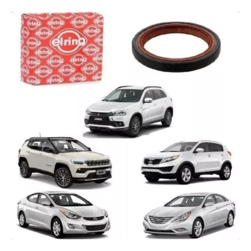 Retentor Dianteiro Polia Sonata Santa Fe Elantra 42x55x7