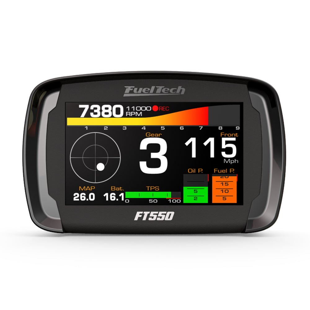 FuelTech FT550 - vista do módulo