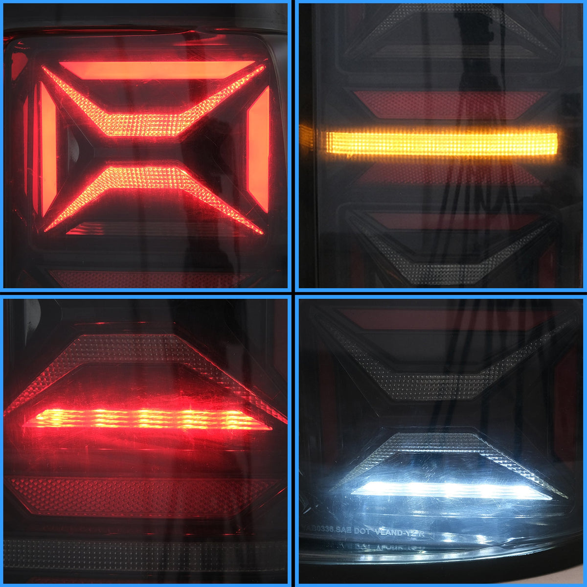 Par de lanternas LED Amarok