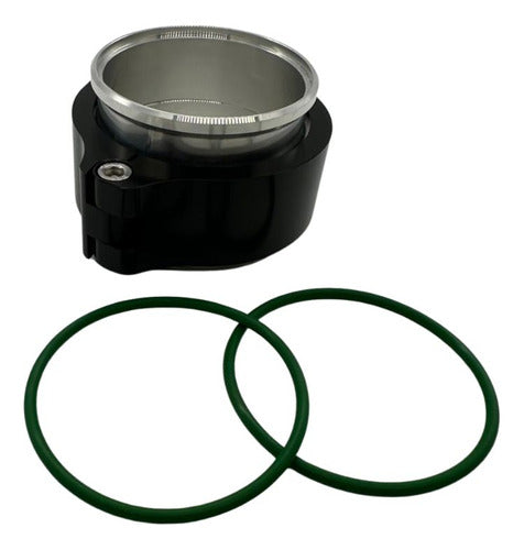 Abraçadeira E Flanges Flexível 2-1/2  Alumínio Saque Rápido