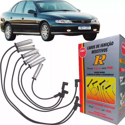 Cabos De Vela Sc-g97 Gm Omega 3.8 V6 1999 A 2004  Ngk