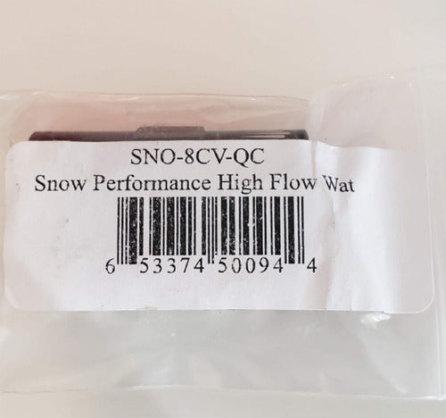 Check Valve Snow Performance Tubo 1/4 Wmi Sno-8cv-qc