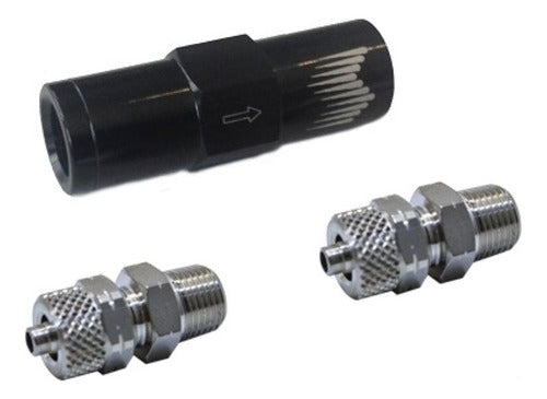 Check Valve Snow Performance Tubo 1/4 Wmi Sno-8cv-qc
