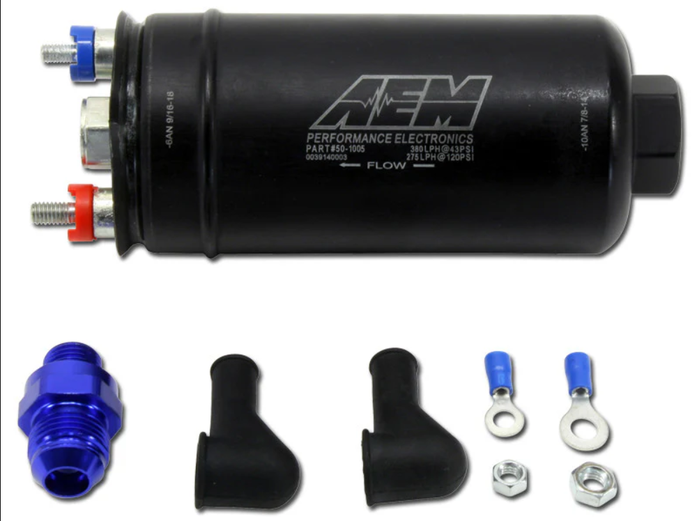 AEM 380lph Inline High Flow Fuel Pump