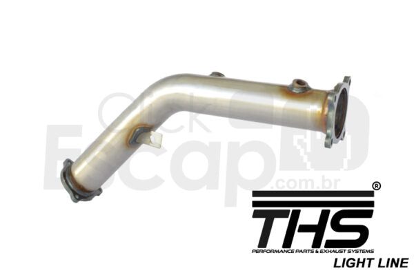 Downpipe THS Audi B8 2.0 TFSI - vista do flange usinado