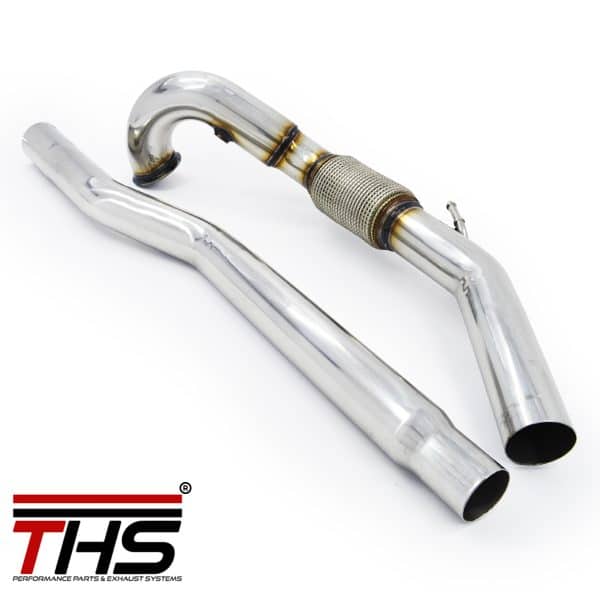 Downpipe THS Audi S3 8V - vista lateral