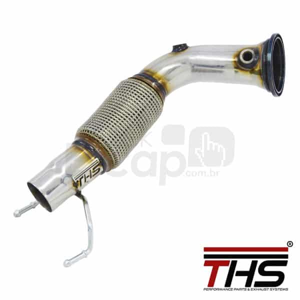 Downpipe THS Mini Cooper S e BMW X1 X2 B48 - secao flexivel