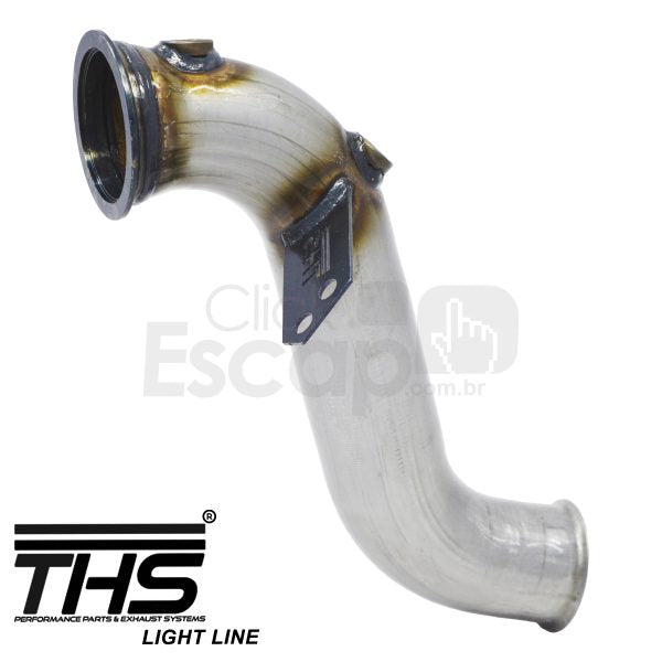 Downpipe THS Mercedes M274 2014+ - detalhe da flange