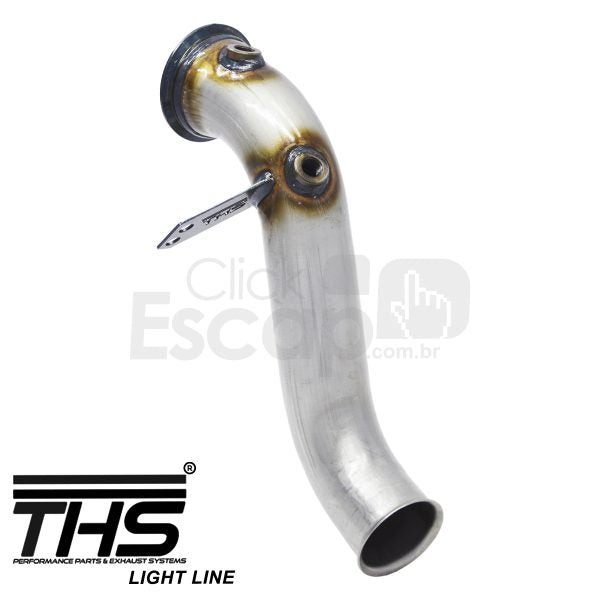 Downpipe THS Mercedes M274 2014+ - vista lateral