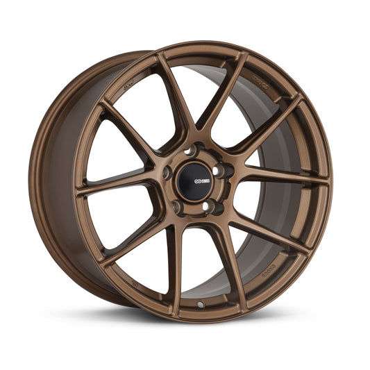 Roda Enkei TSV acabamento Bronze, vista frontal