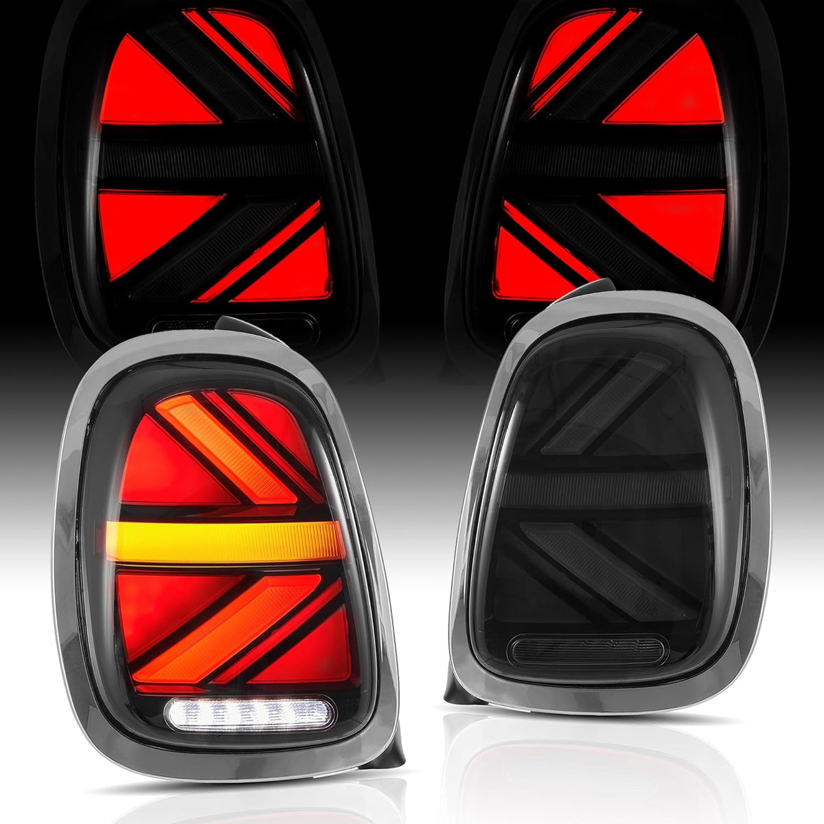 Lanternas LED Mini Cooper F56 fumê