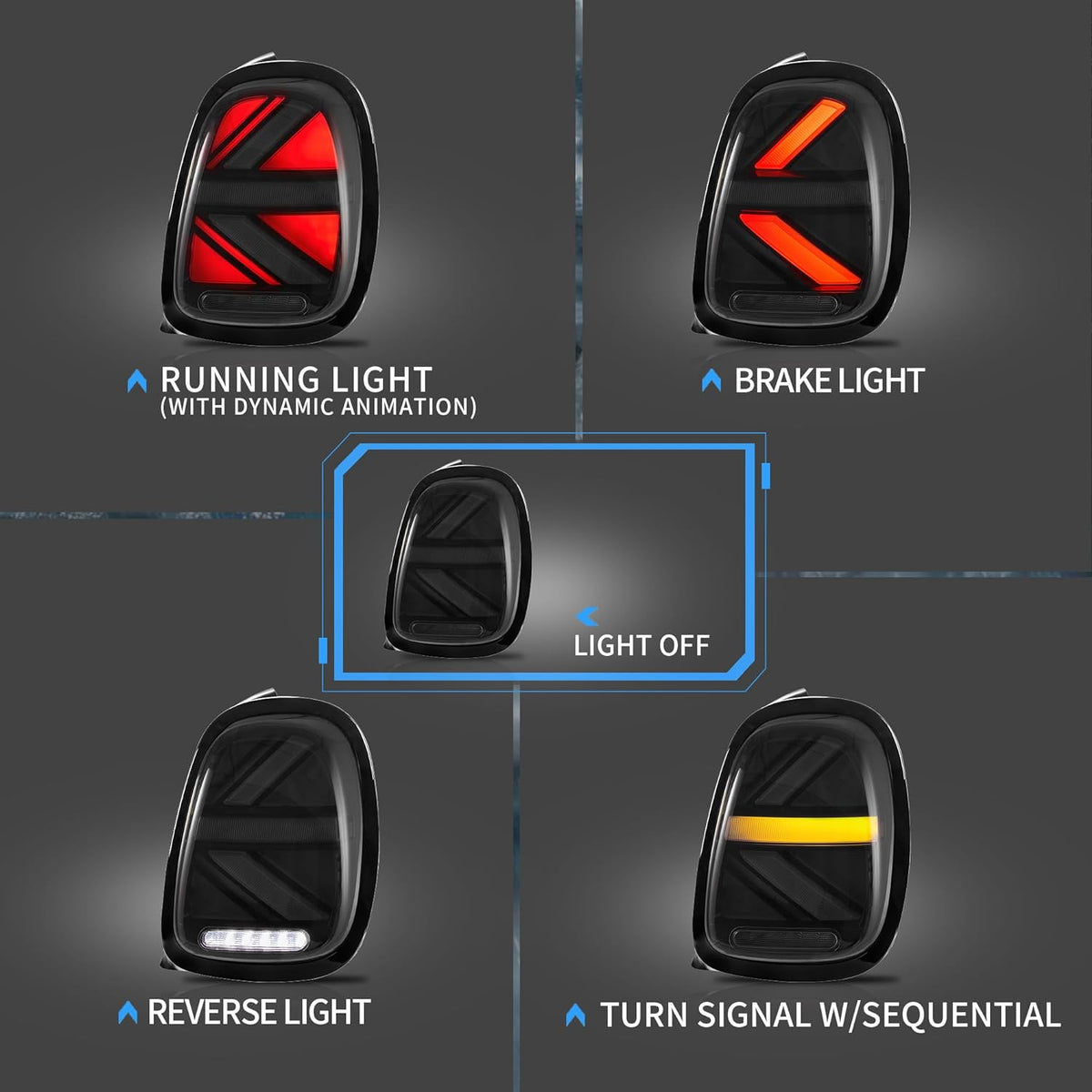 Lanterna LED Mini F56 instalada