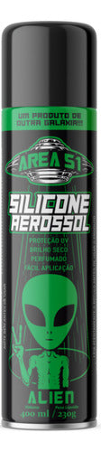 Destaque Silicone Premeium Área 51 - Alien 400ml