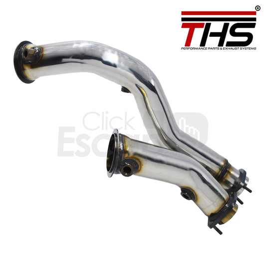 Downpipe THS THS-0135 para BMW M2 Competition S55 - vista frontal