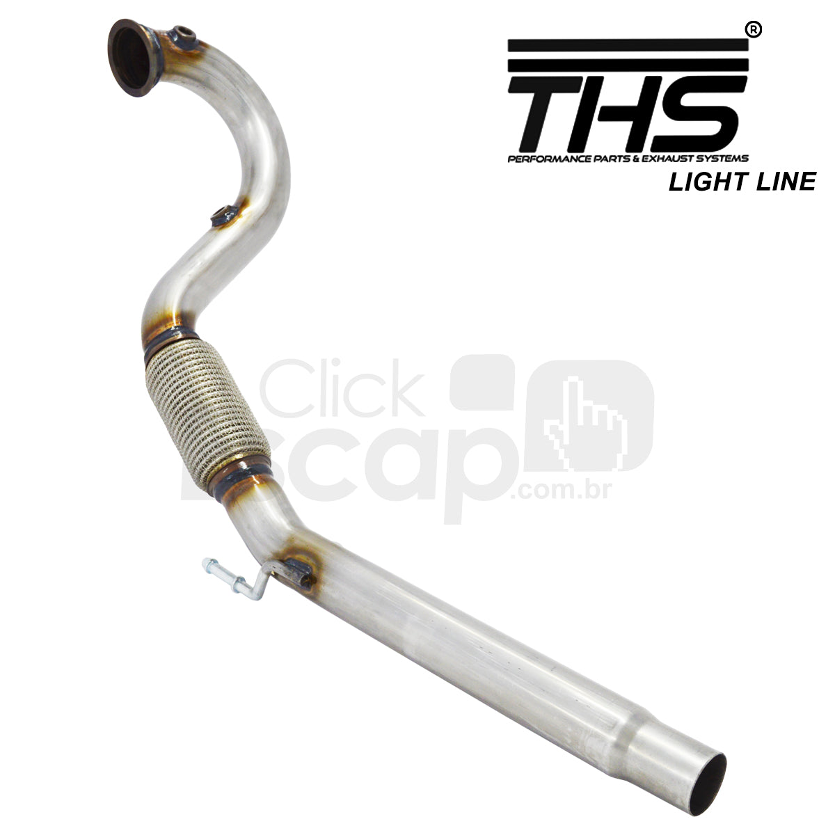 Downpipe THS THSL-0033 para VW Taos 1.4 TSI - vista frontal