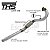 Downpipe THS Golf/Taos TSI - detalhe do flange