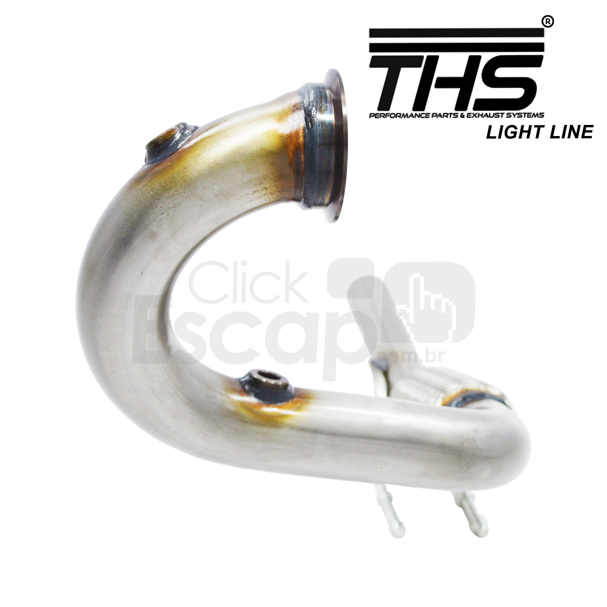 Downpipe THS THSL-0052 para VW Up TSI - vista lateral completa