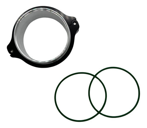 Abraçadeira E Flanges Flexível 3-1/2  Saque Rápido Alumínio