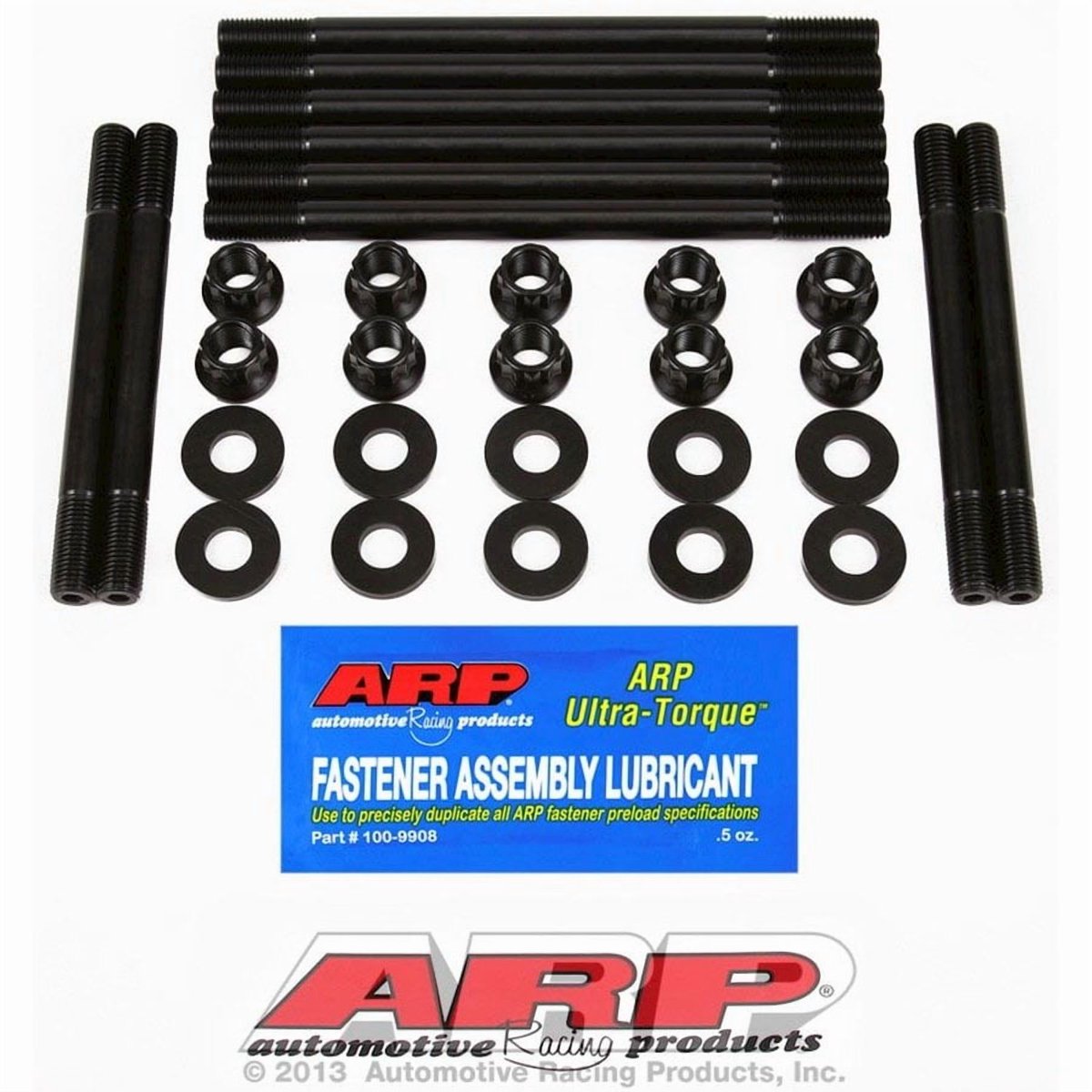 Kit de prisioneiros de cabeçote ARP 204-4302 com porcas, arruelas e lubrificante Ultra-Torque